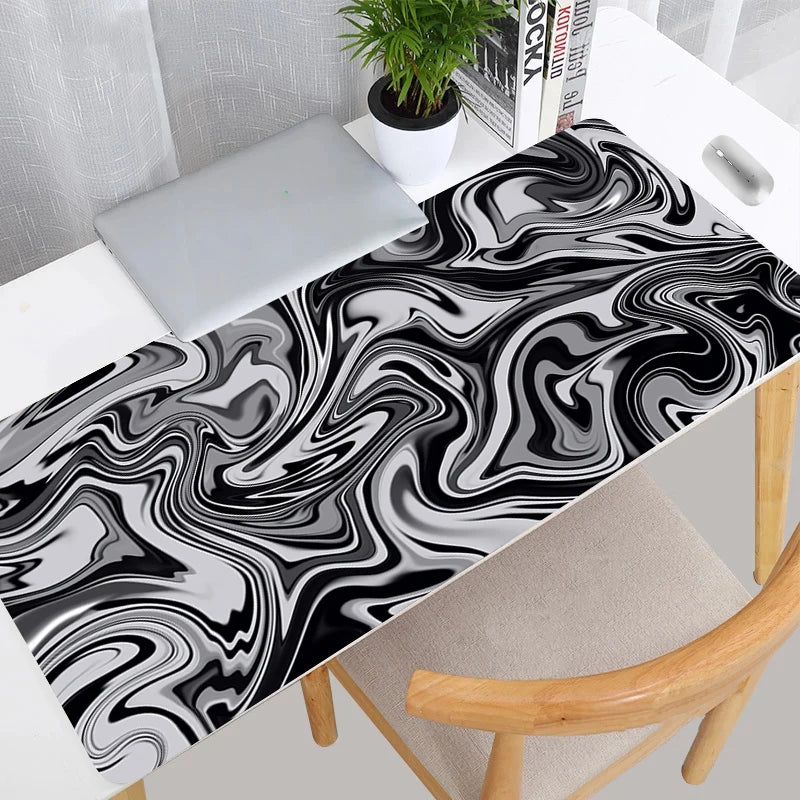 Topographic Map Seamless Mousepad Custom Home Computer Keyboard Pad Desk Mat Laptop Soft Anti-slip Table Mat XX Big Mouse Pad